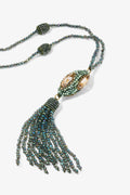 The Lila Pendant in Jade