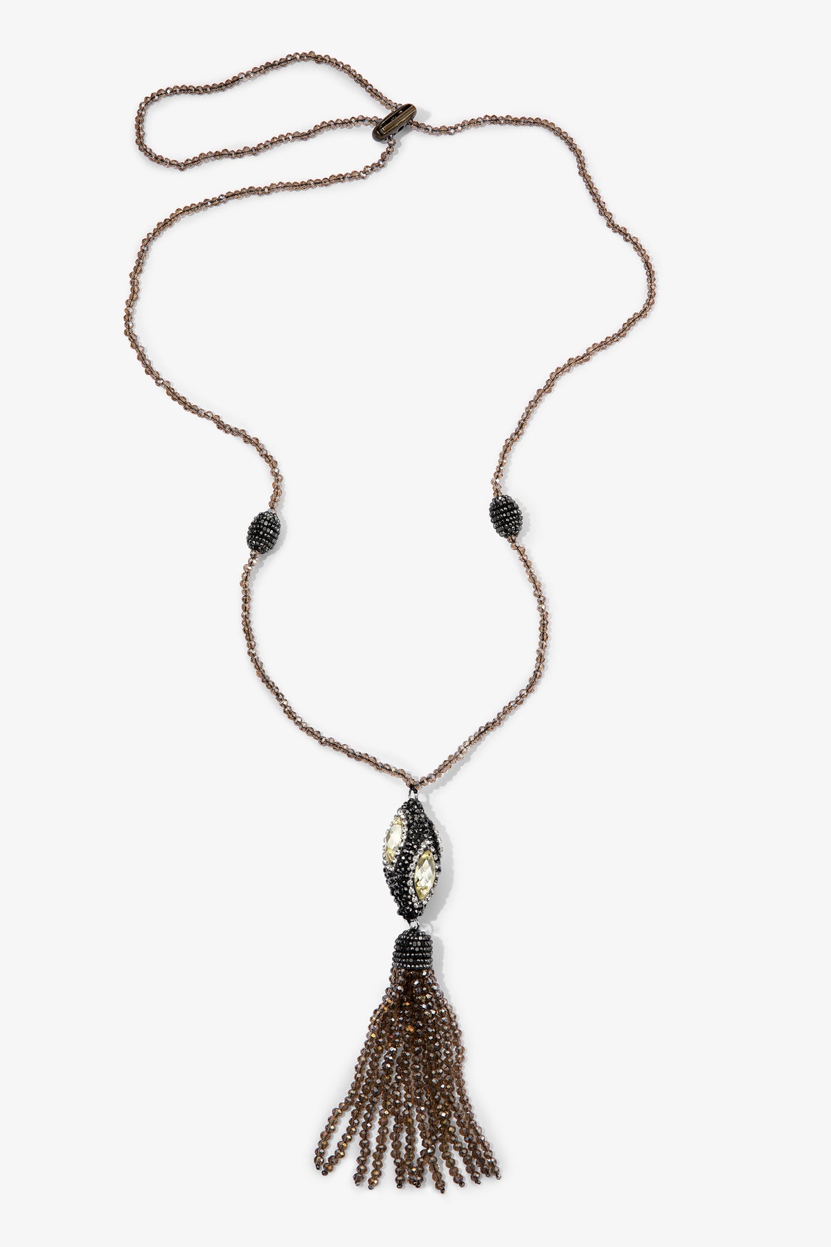 The Lila Pendant in Hematite
