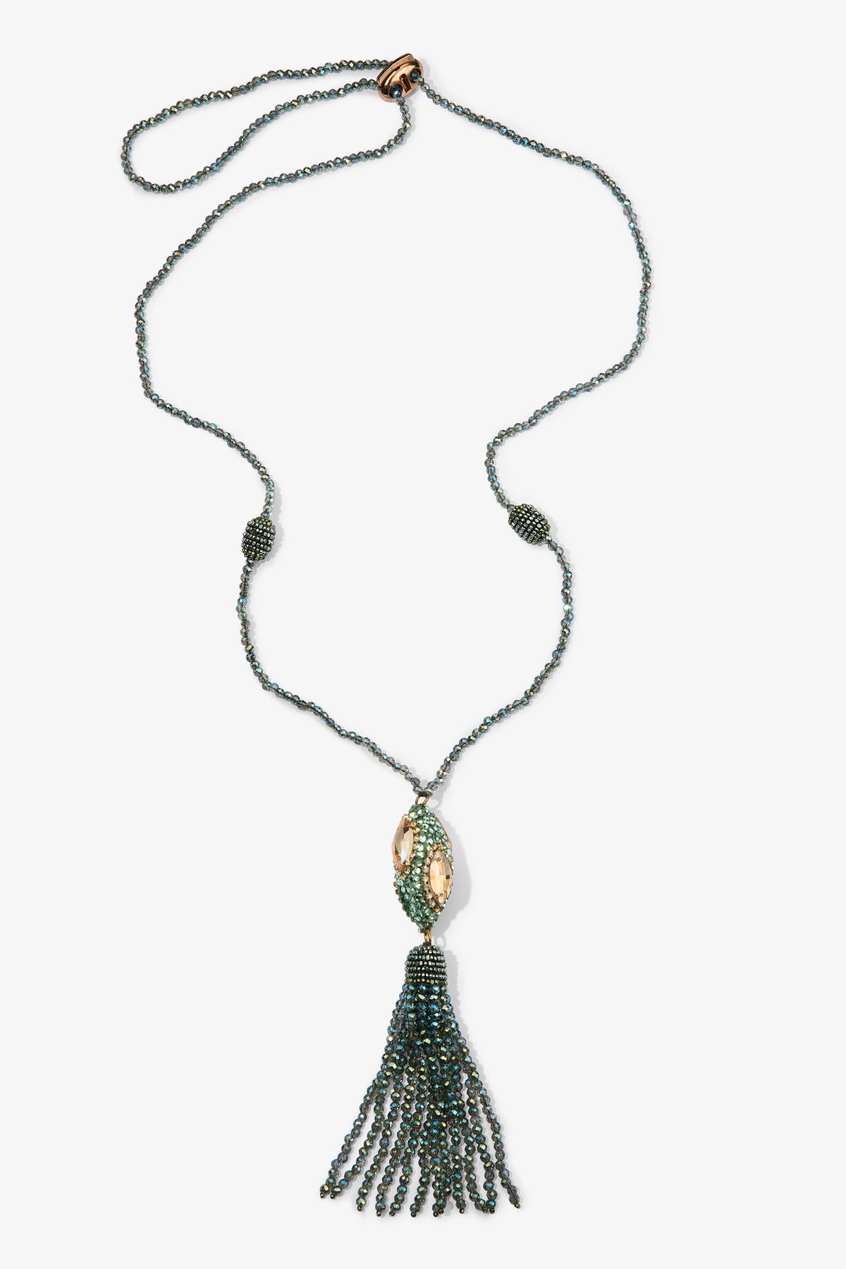 The Lila Pendant in Jade