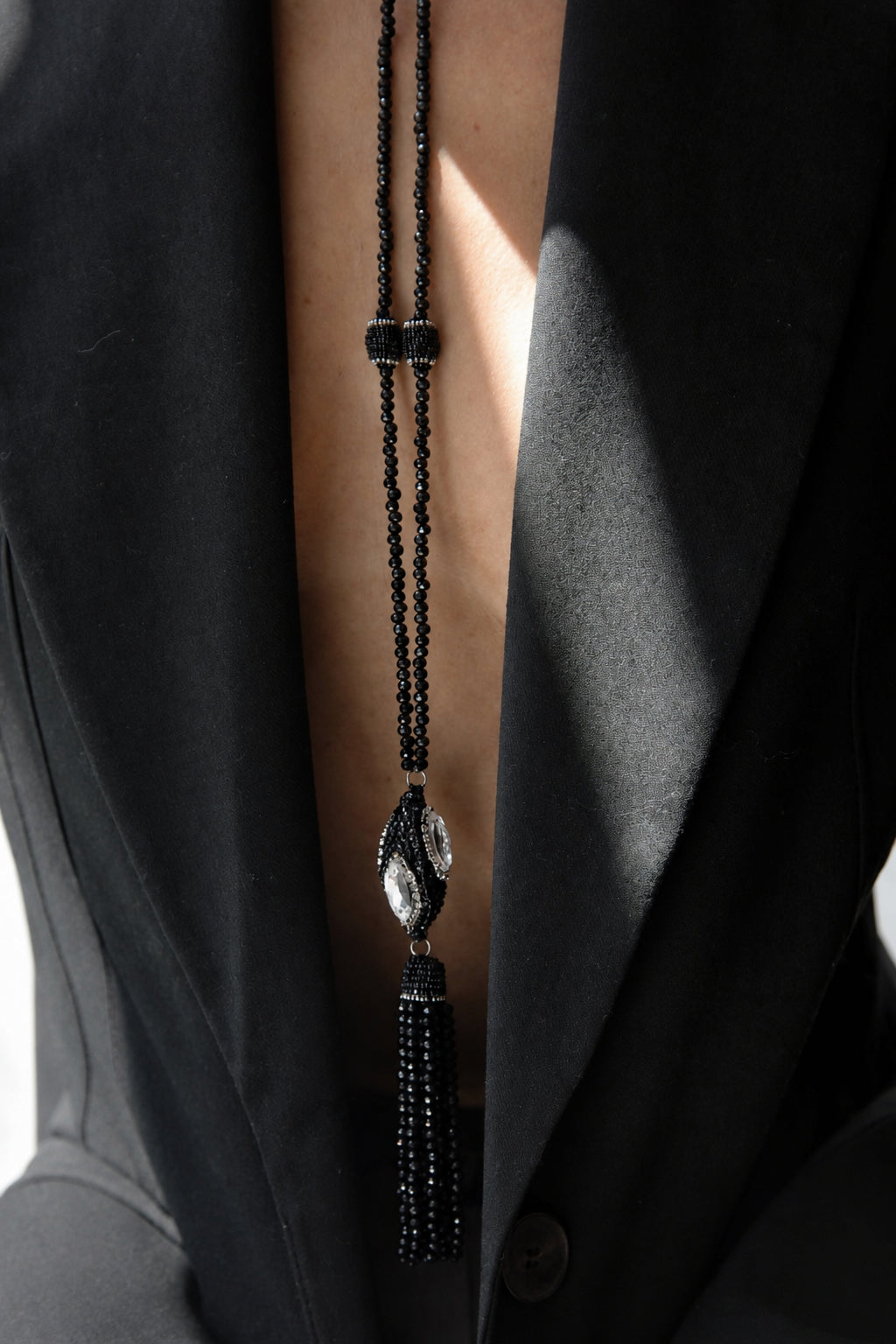 The Lila Pendant in Onyx